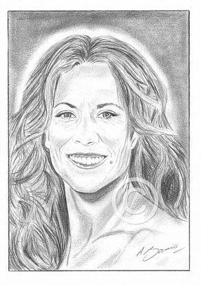 Sheryl Crow Pencil Portrait