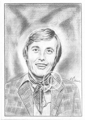 Simon Dee Pencil Portrait