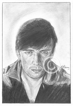 Stuart Sutcliffe Pencil Portrait
