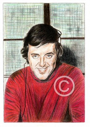 Terry Wogan Pencil Portrait