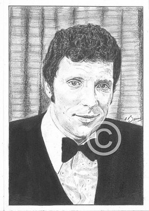 Tom Jones Pencil Portrait
