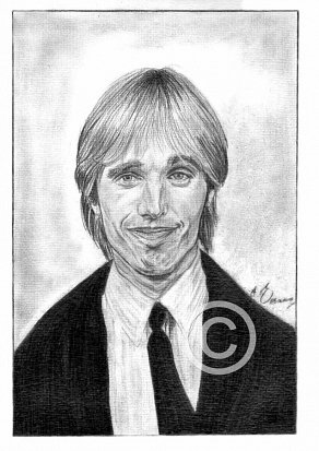Tom Petty Pencil Portrait