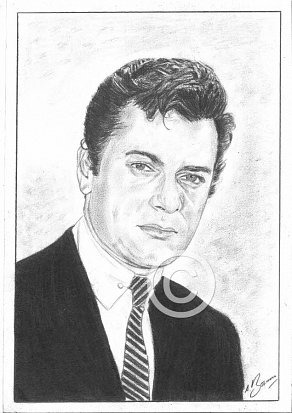 Tony Curtis Pencil Portrait