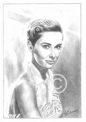 Vera Miles Pencil Portrait