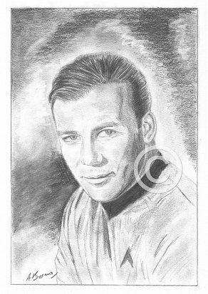 William Shatner Pencil Portrait