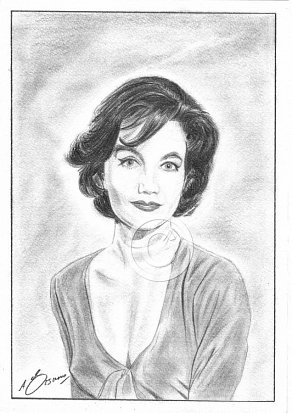 Zena Marshall Pencil Portrait